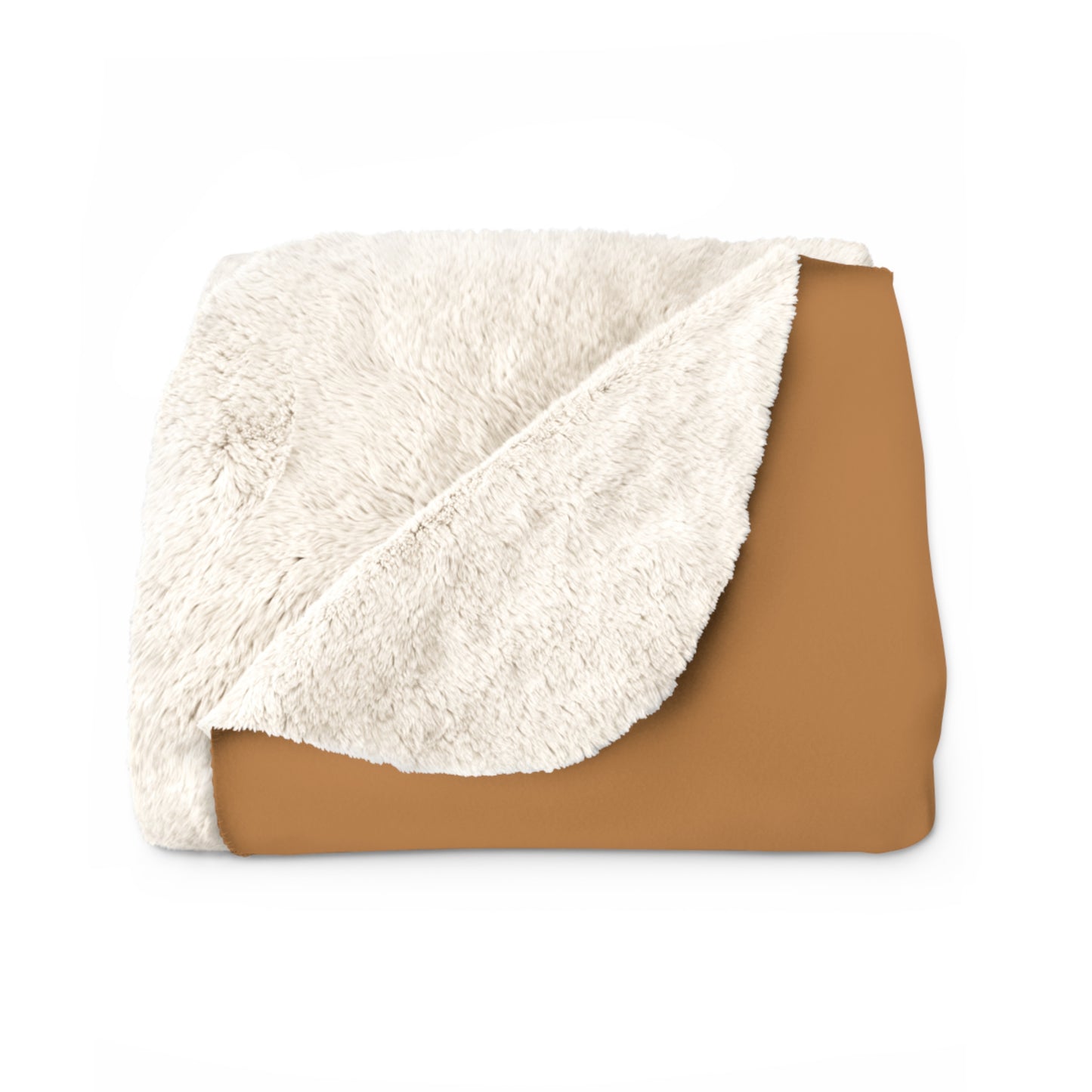 Light Brown Fleece Throw – Miester Blanket “Give me a hug” – 150x130cm