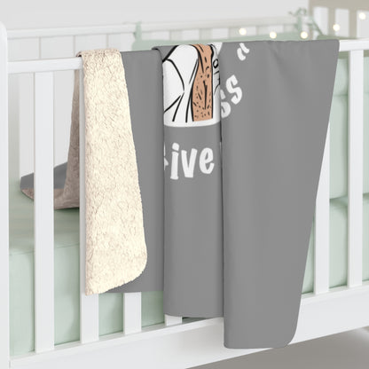 Miester Blanket - Give me a Kiss - Zilver - 150cm bij 130cm